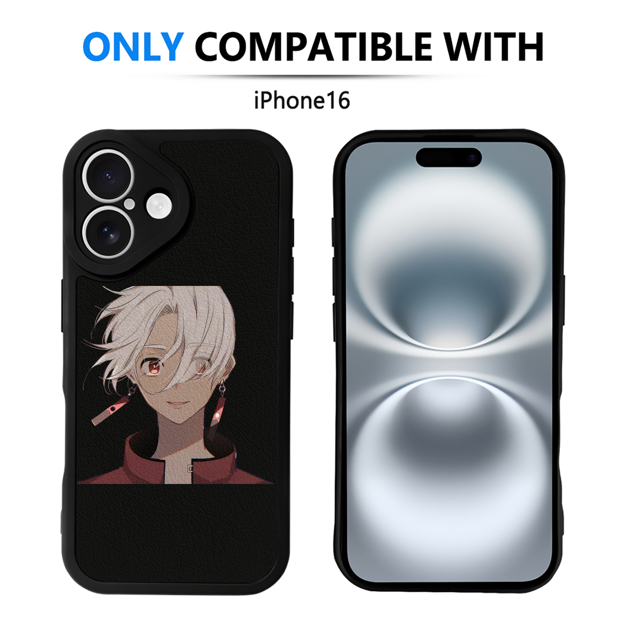 （画像用） 東京リベンジャーズ Tokyo Revengers 【iPhone 16シリーズ対応】シリコンスマホケース（レザー調） 材質：シリコン